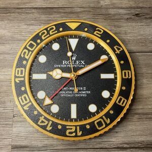 Black and Gold Wall Clock - 3D printed
